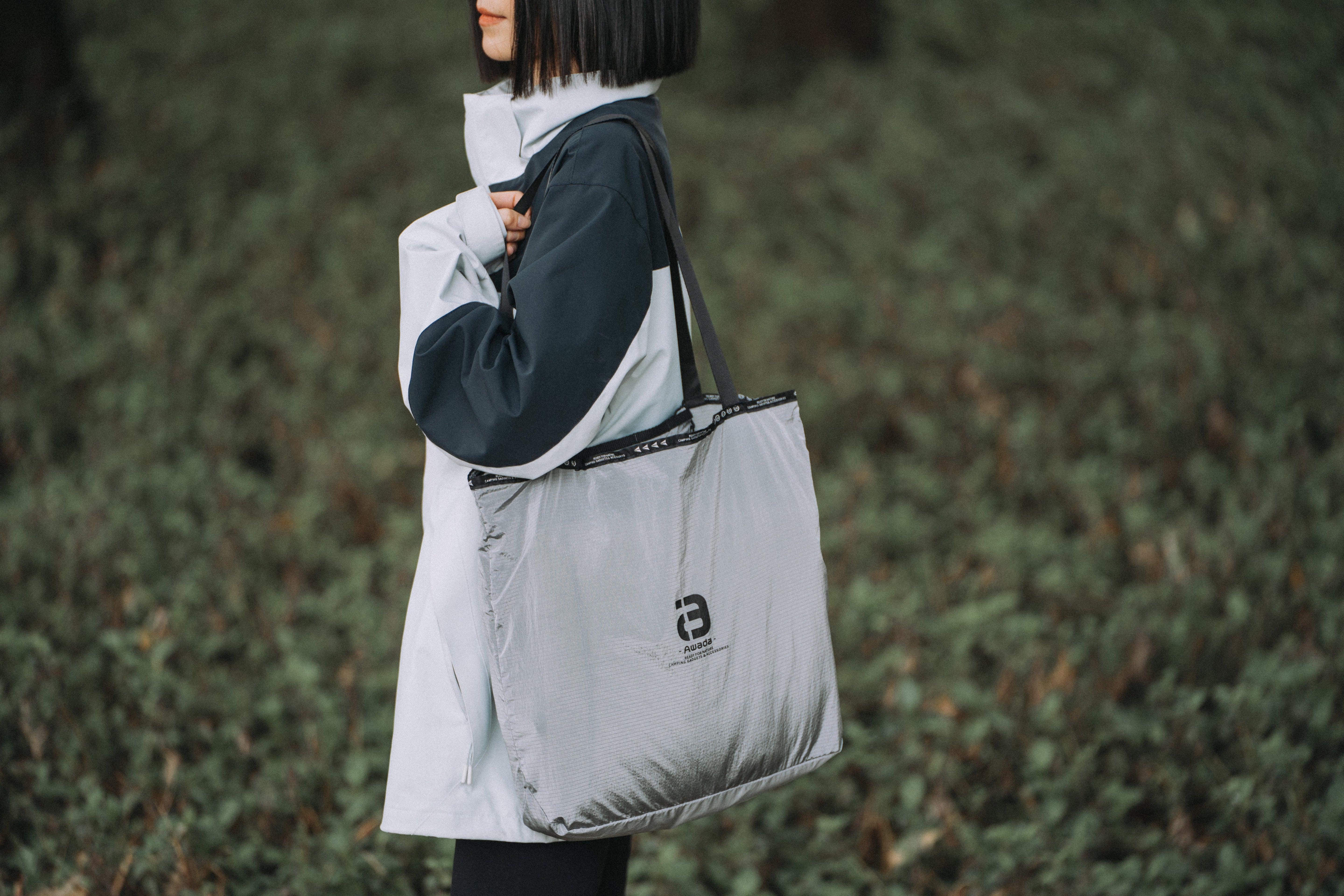 Awada ダブルユース折りたたみショルダーバッグ Dual-Use Foldable Crossbody Bag