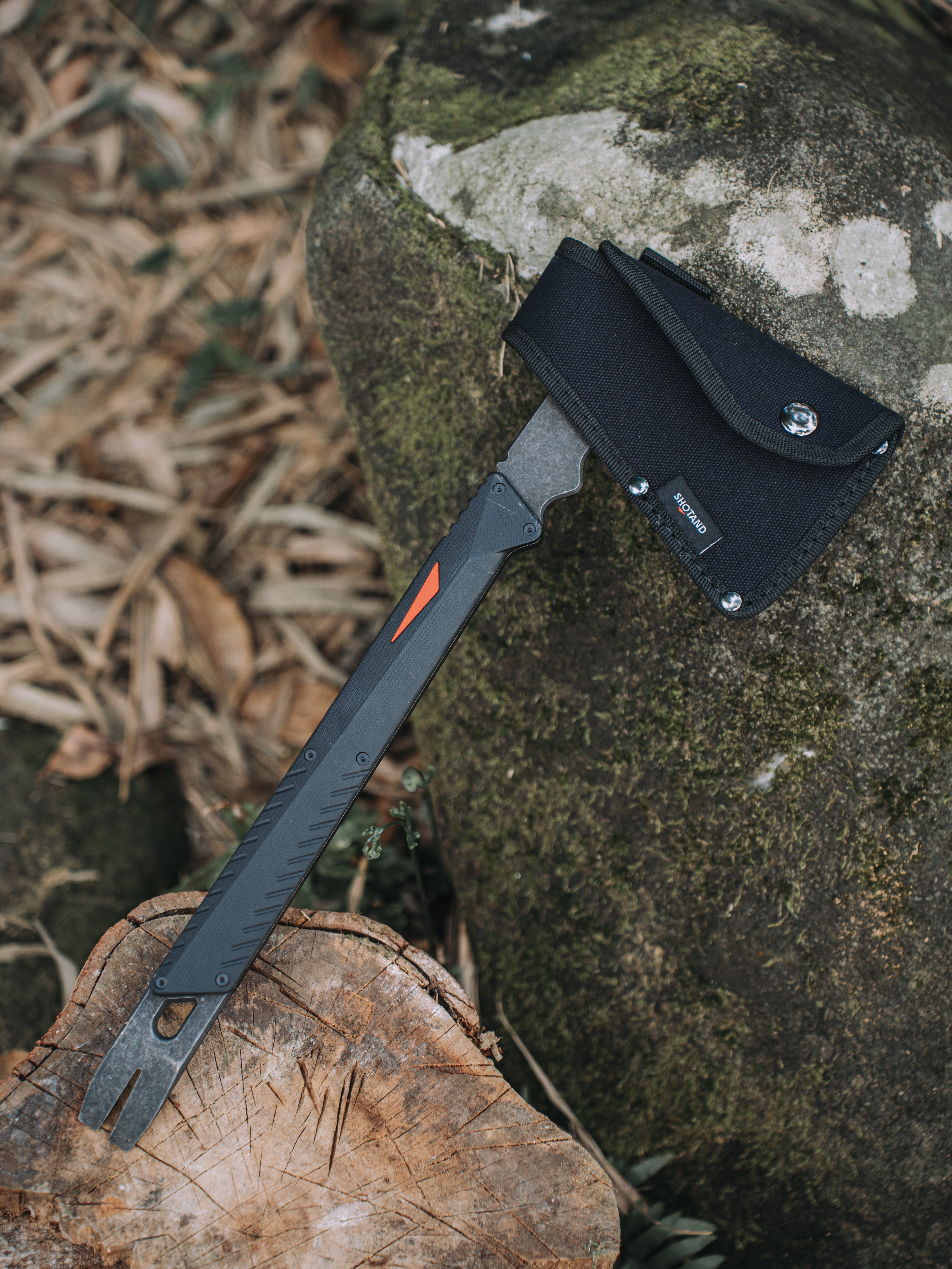 Awada SHOTANDシリーズ - アウトドアタクティカルハチェット SHOTAND Series Long Hand Axe