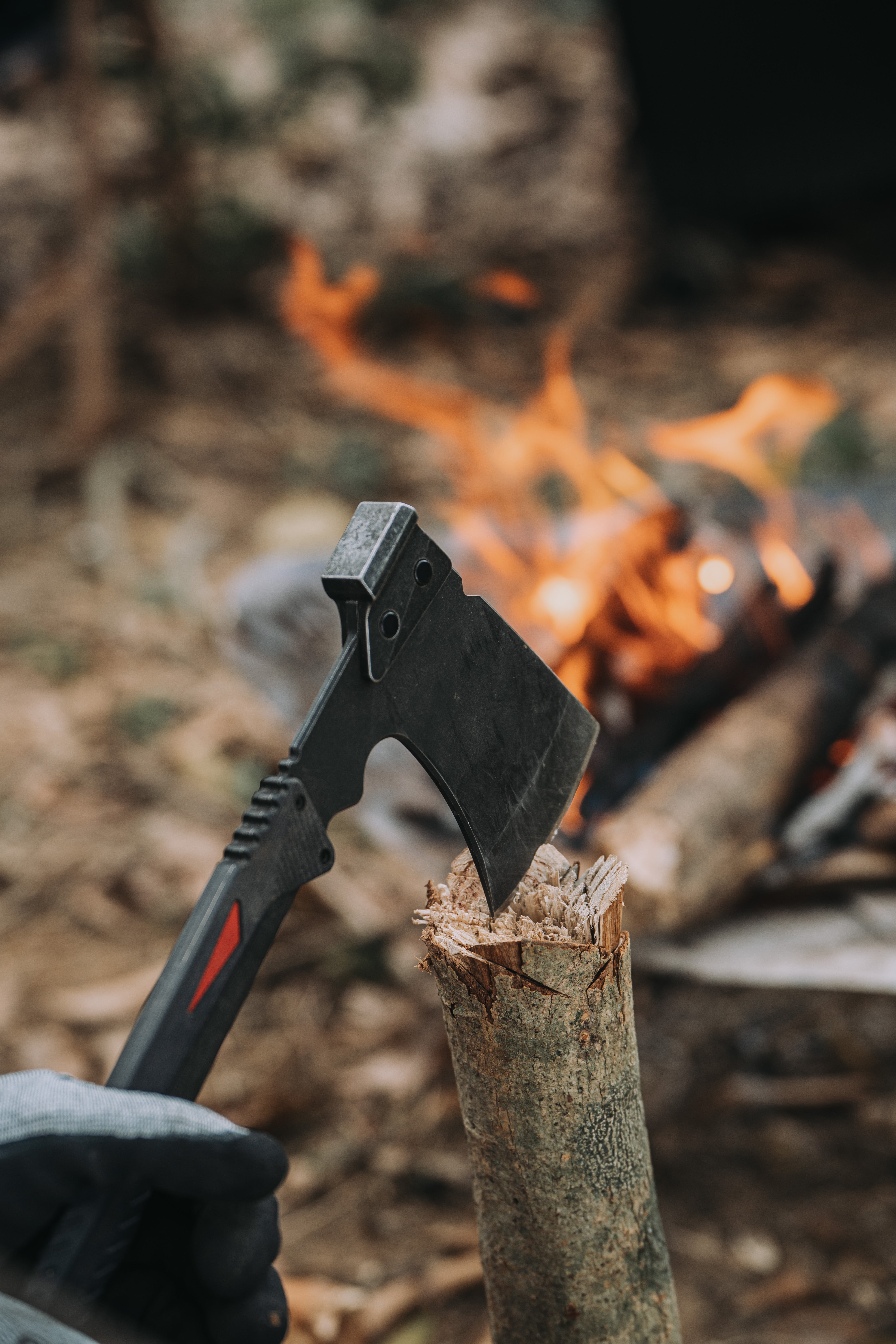 Awada SHOTANDシリーズ - アウトドアタクティカルハチェット SHOTAND Series Long Hand Axe