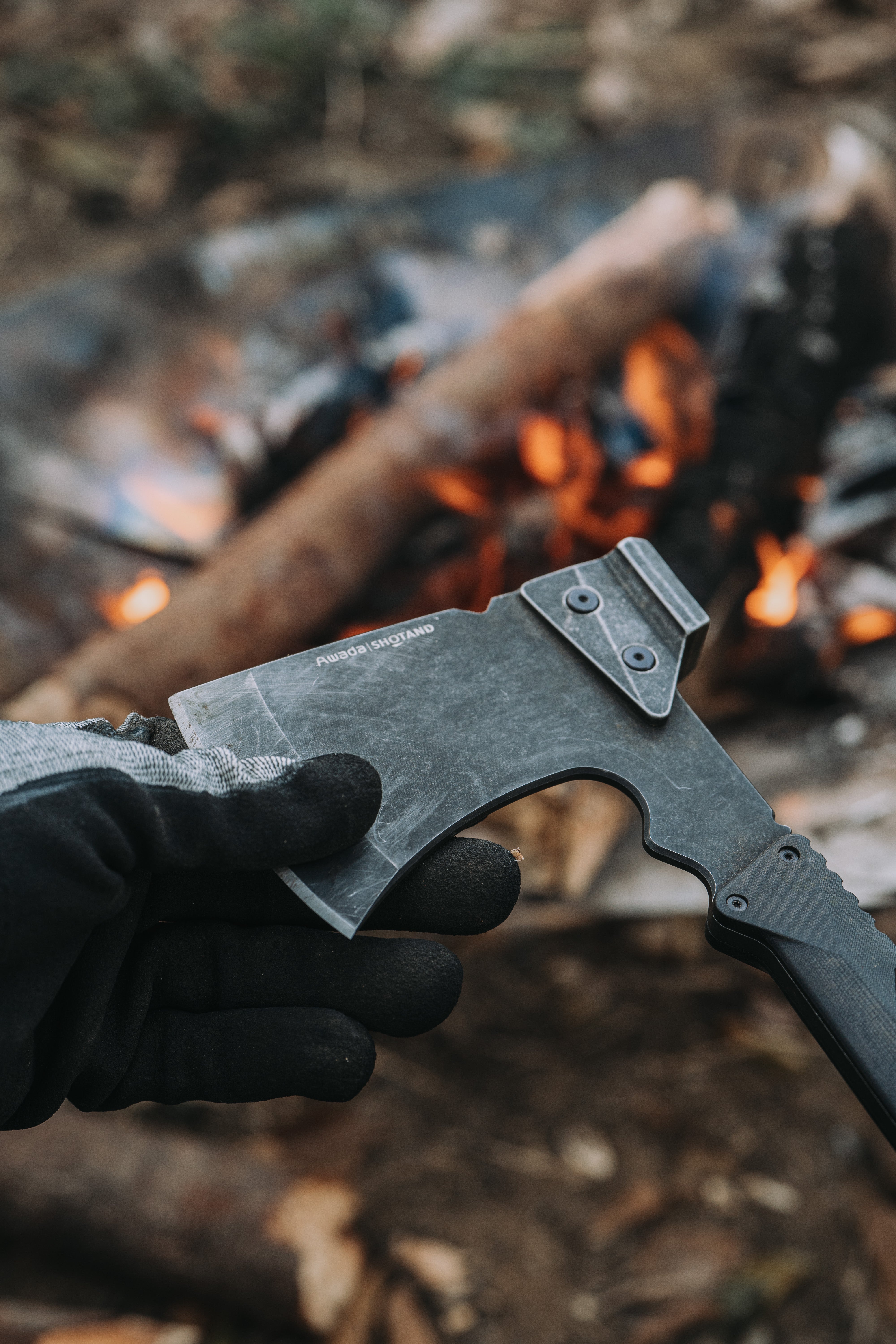 Awada SHOTANDシリーズ - アウトドアタクティカルハチェット SHOTAND Series Long Hand Axe