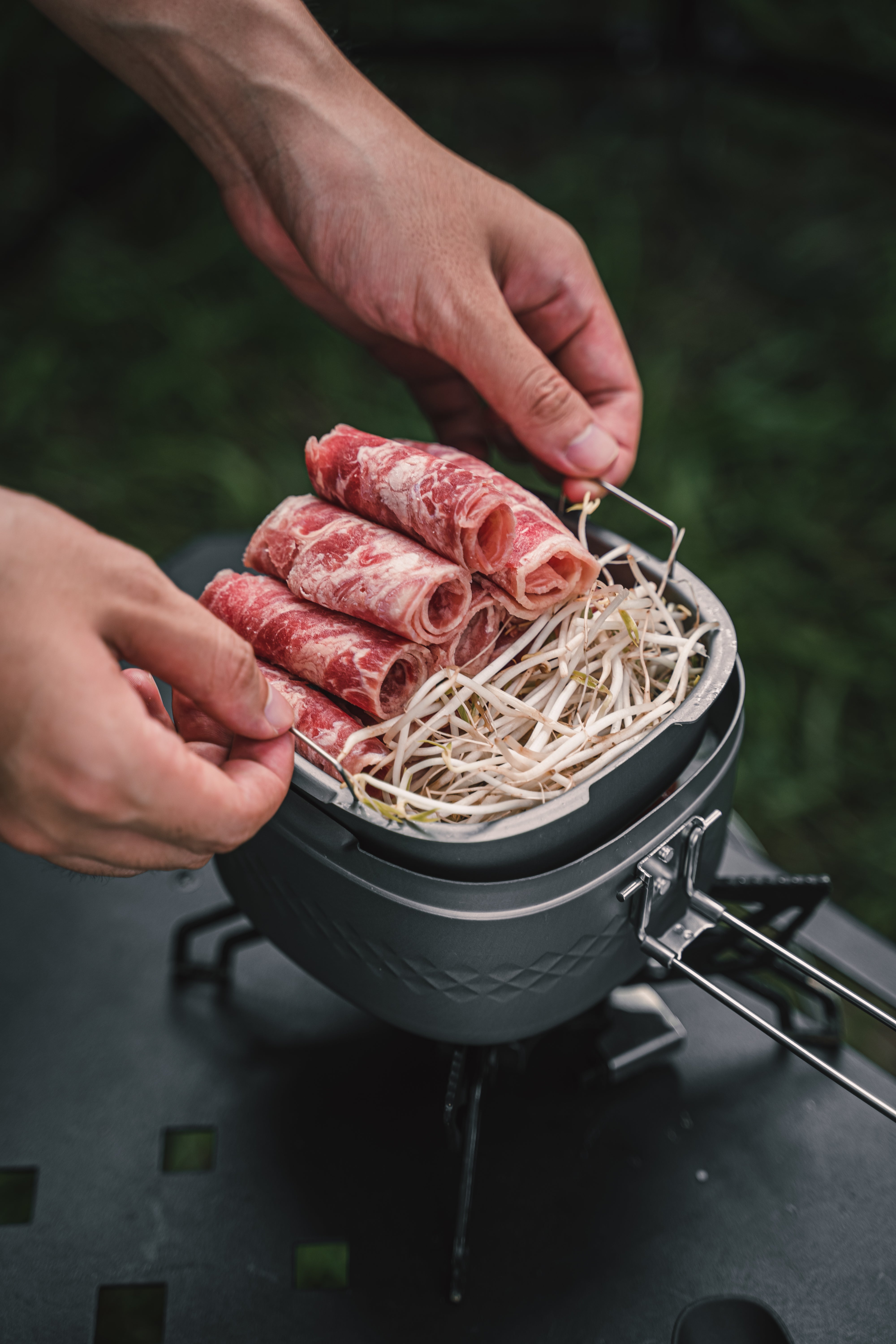Awadaランチボックス多機能調理セット　Multi-Functional Portable Cooking Lunch Box Set