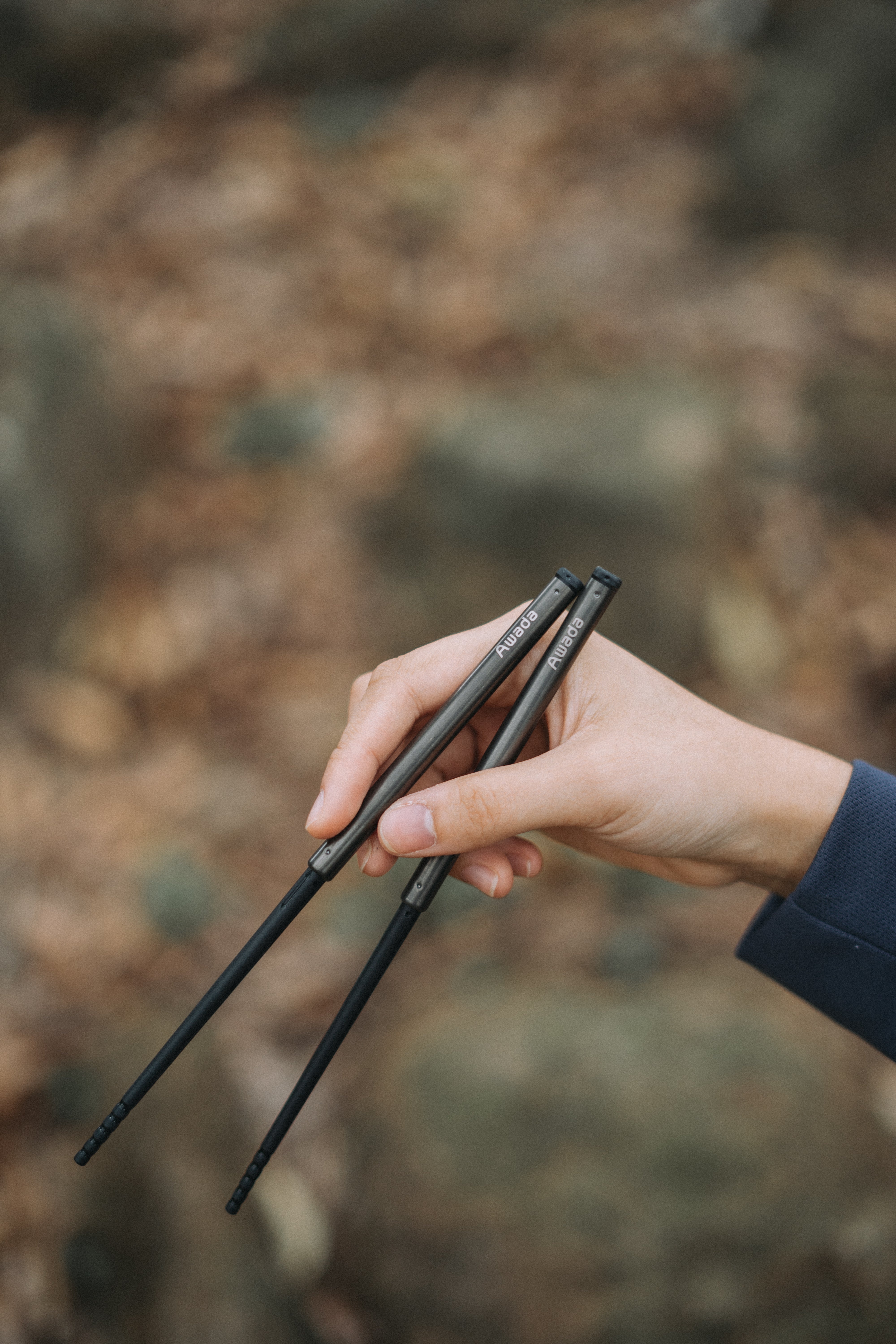 Awada スライド式お箸＆箸置きセット Portable Chopsticks 2.0