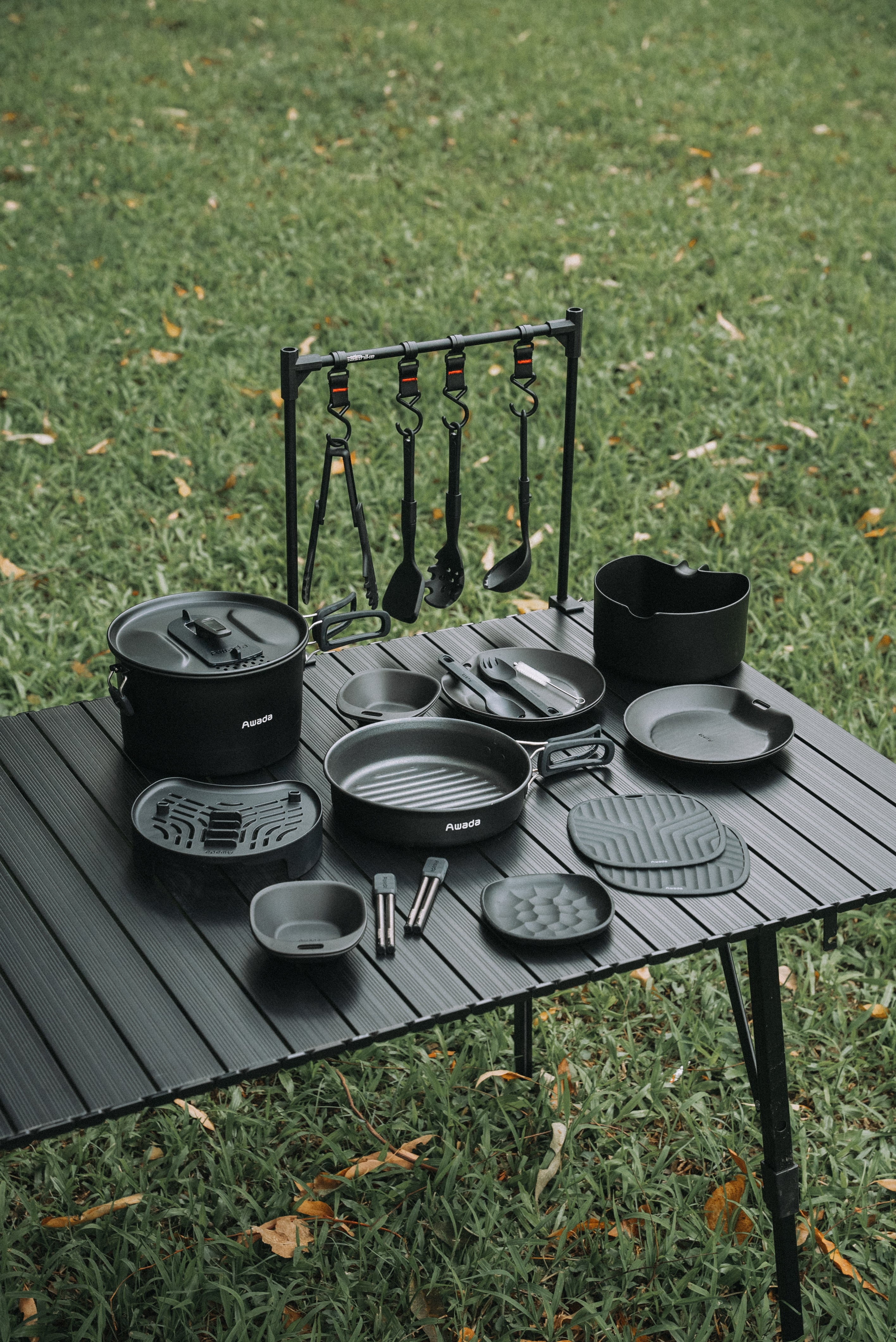Awadaマルチアウトドア調理セット 25点セット 25-pc POT & PAN SET