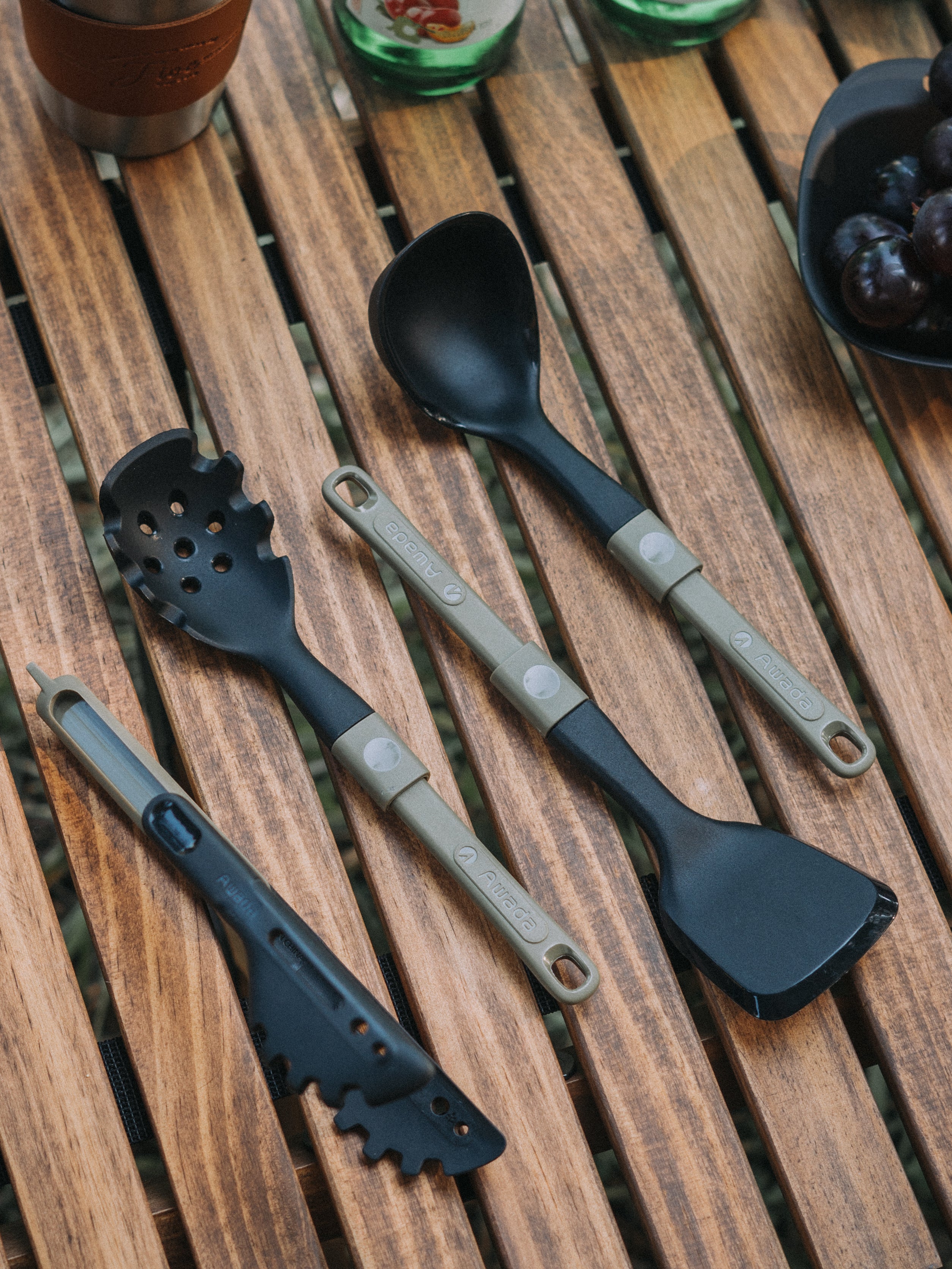 Awadaシリコンツール4点セット（緑色) 4-pc SILICONE TOOLS SET (GRN)