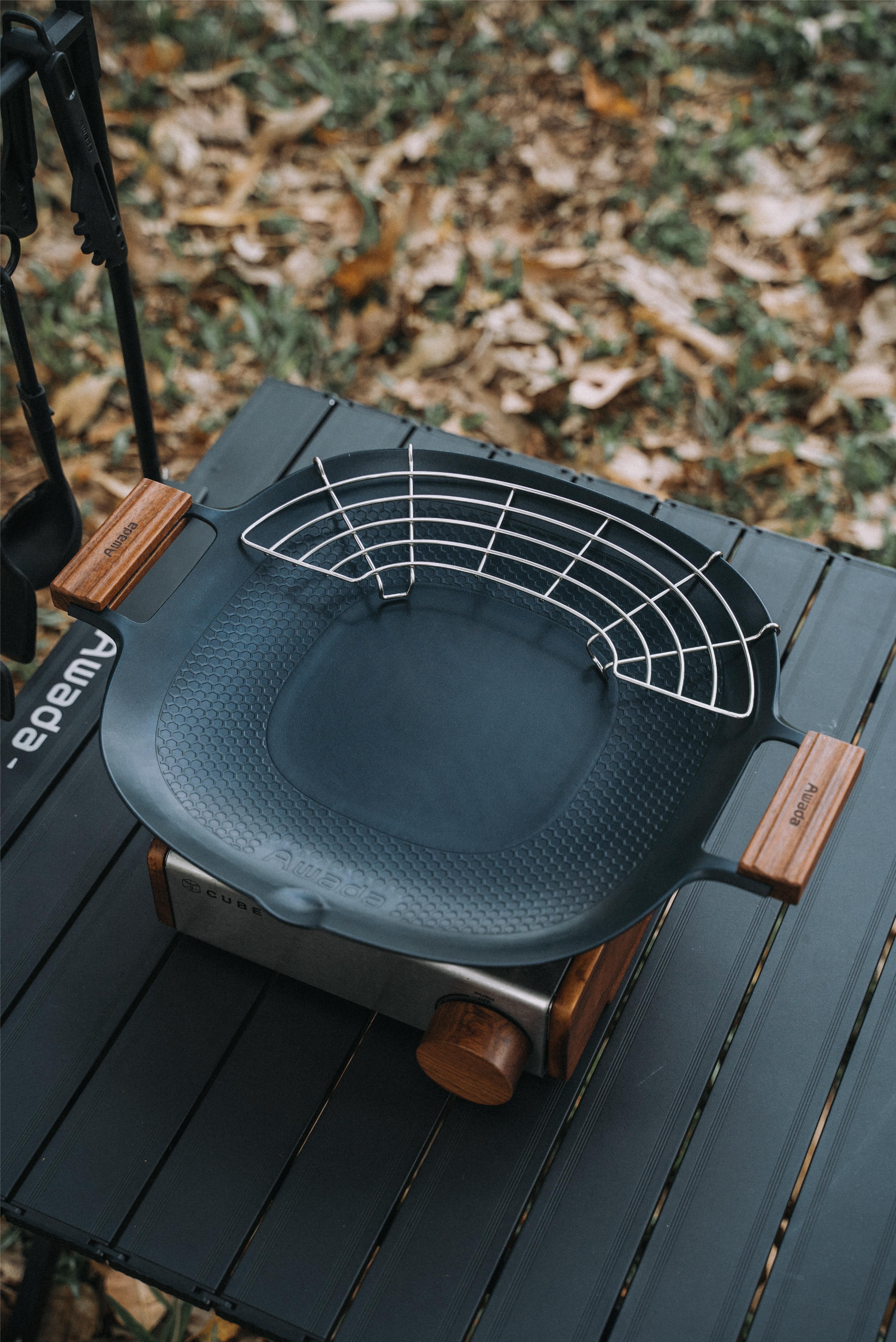 Awadaマルチグリドル IH対応　Electric and Fire Dual-use Baking Pan